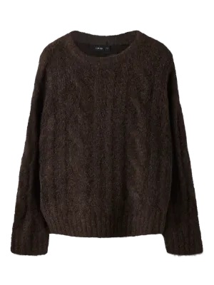 Leave Cable Short Knit Noos