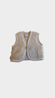 Wollen Bodywarmer Flower