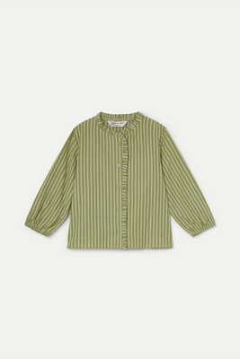 Blouse Stripe Green