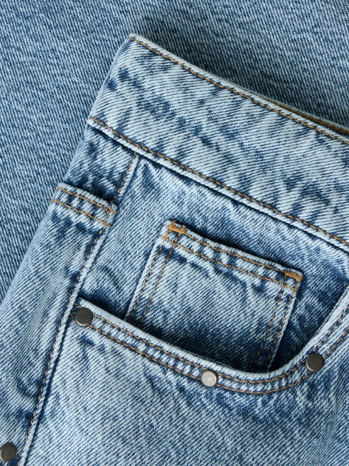 Brim Stud Straight Pant
