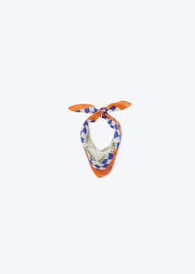 Foulard Silk Blue