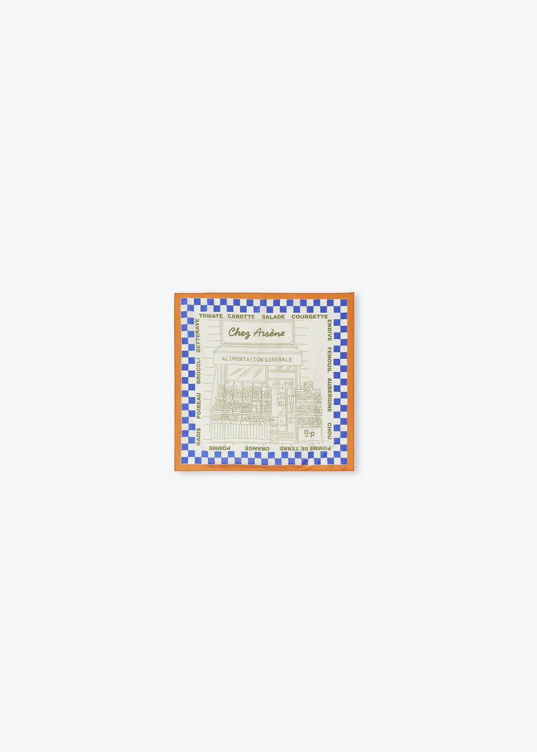 Foulard Silk Blue