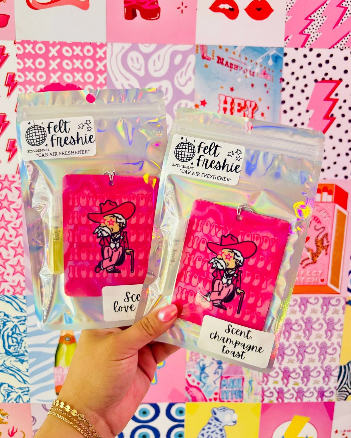 Ole Miss Felt Freshie | Hotty Toddy Air Freshie | Set of 5