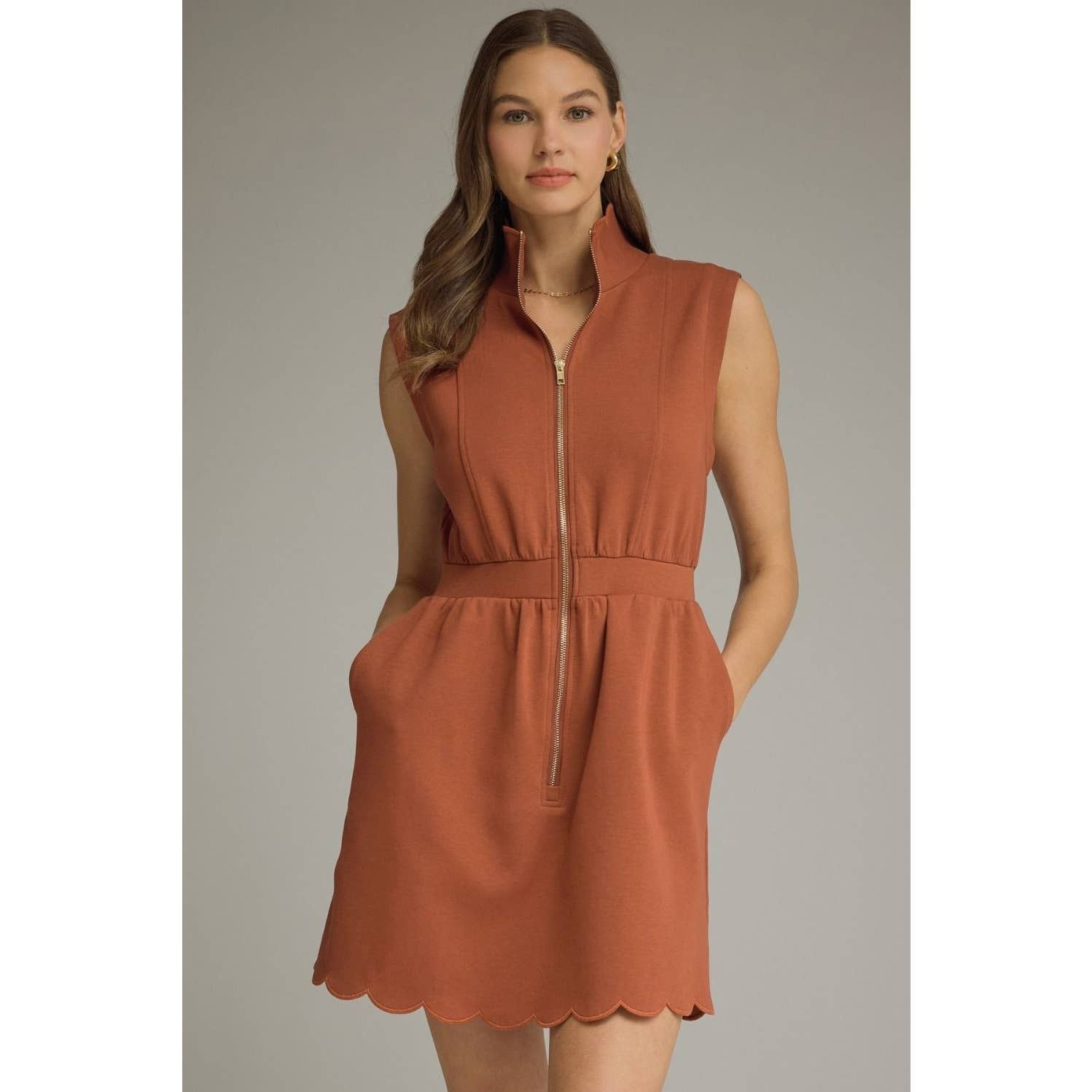 NEW Solid sleeveless mini dress(1)(1)