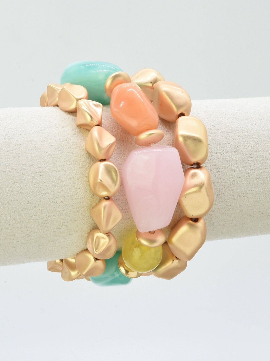 CB2333 Holly 3 Piece Stretch Bracelet Set, Color: Multi
