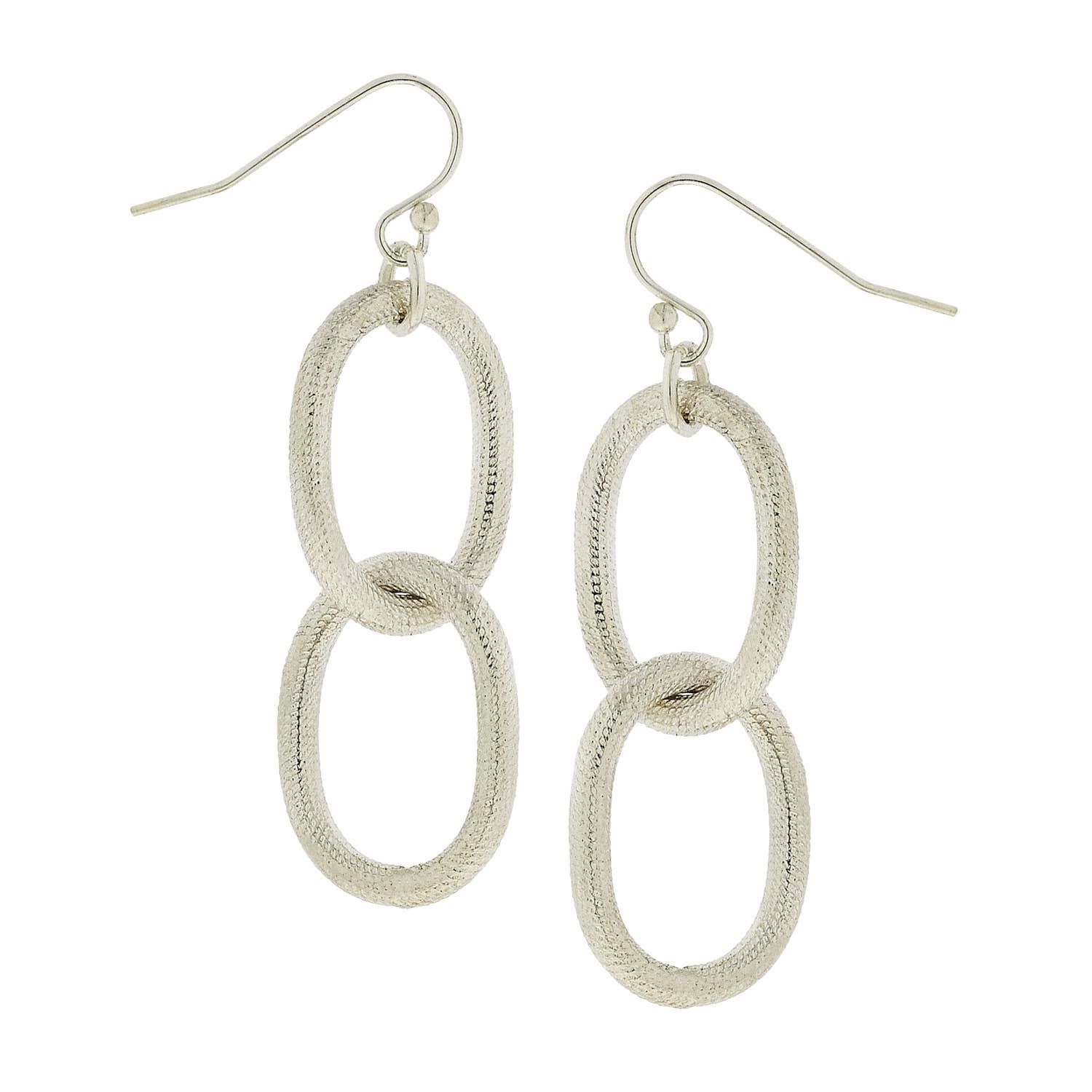 Silver Chain Earrings
