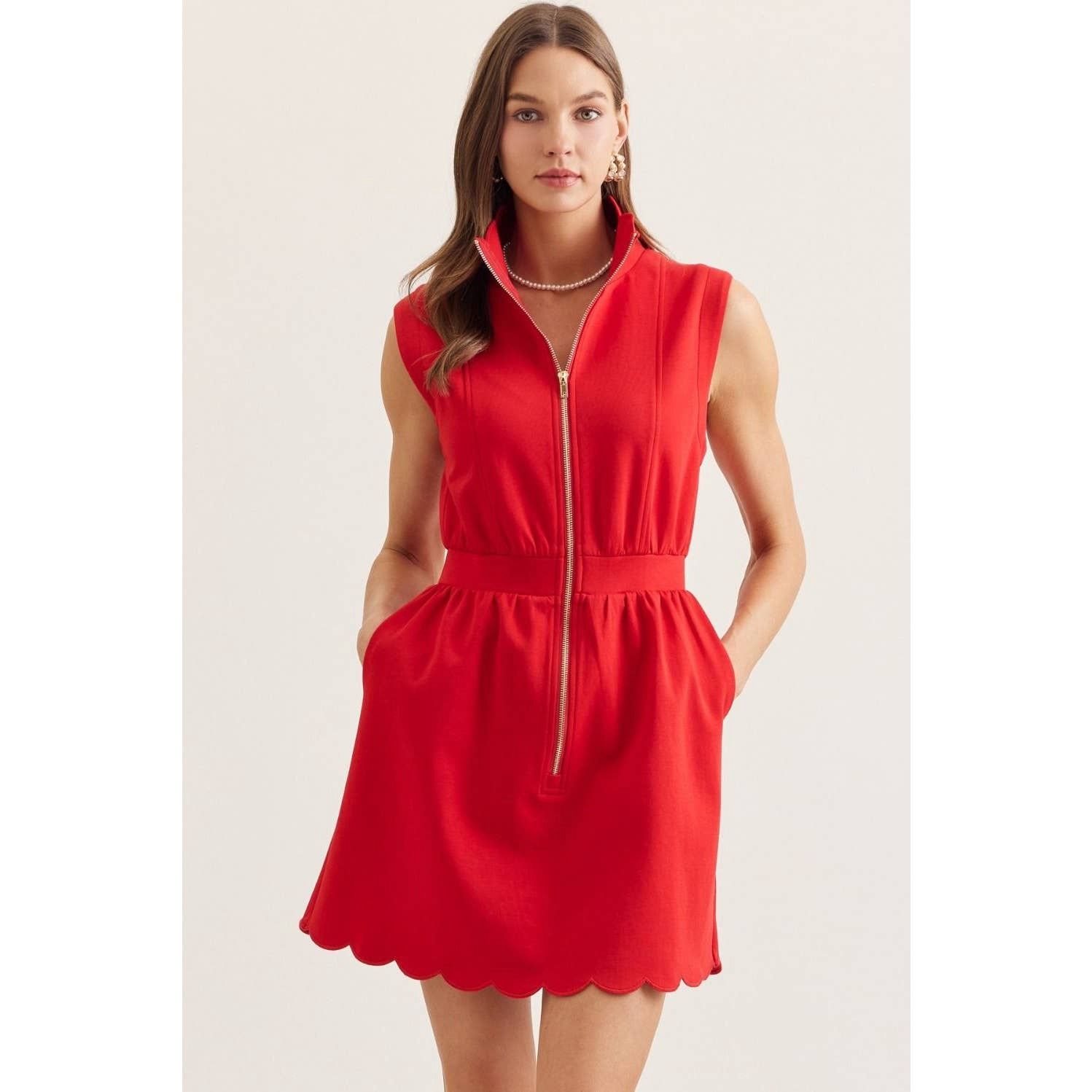 NEW Solid sleeveless mini dress