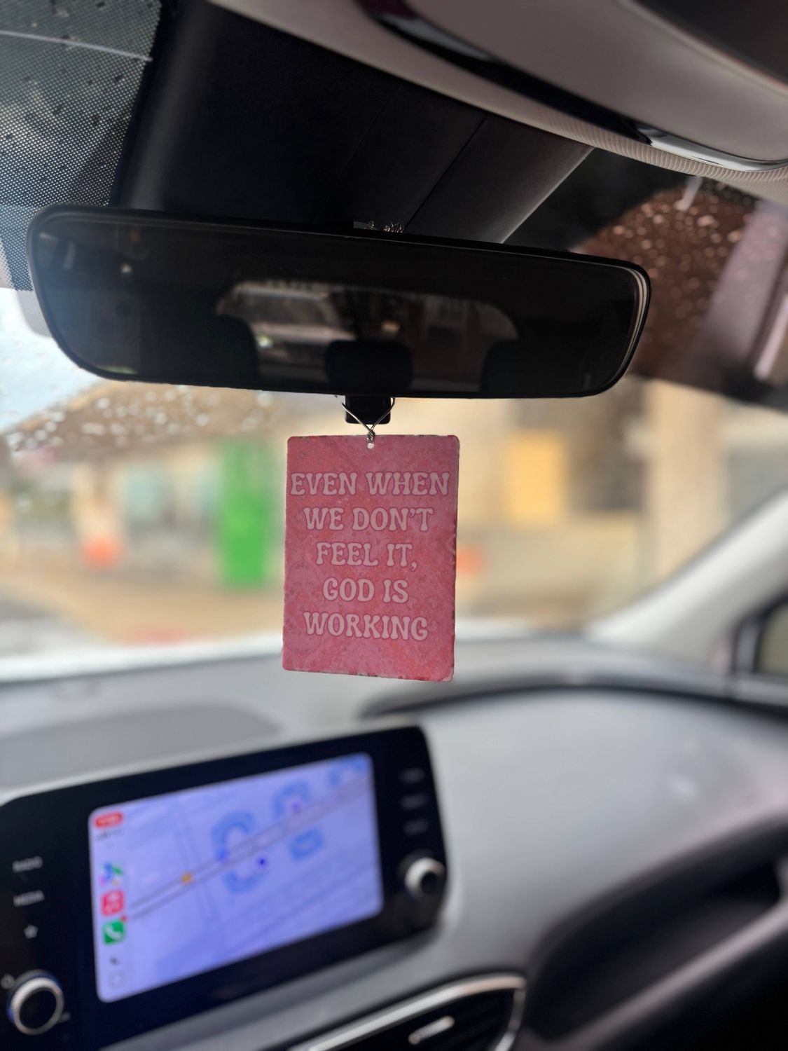 Christian Felt Freshie Car Air Freshener | Jesus Pray Gifts