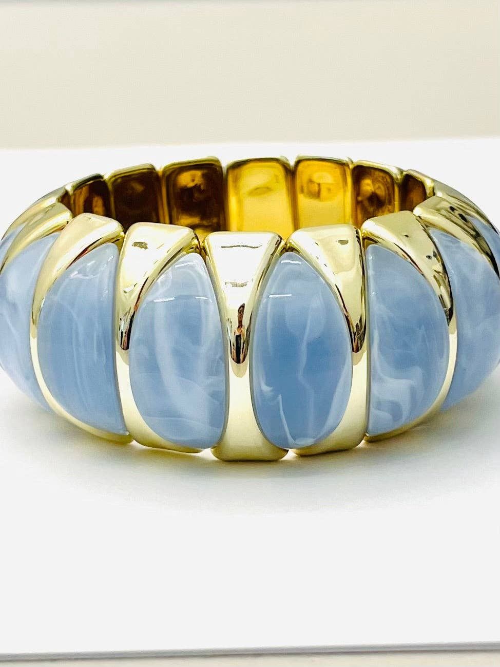 CHIC - Wedge Stretch Bracelet (light blue) BR613