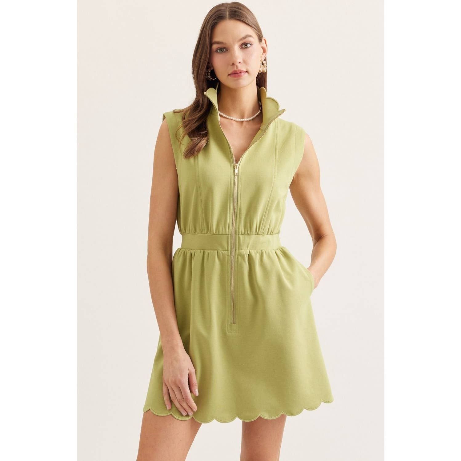 NEW Solid sleeveless mini dress(1)