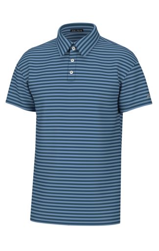 MORGAN STRIPE PERFORMANCE POLO, Size: SMALL