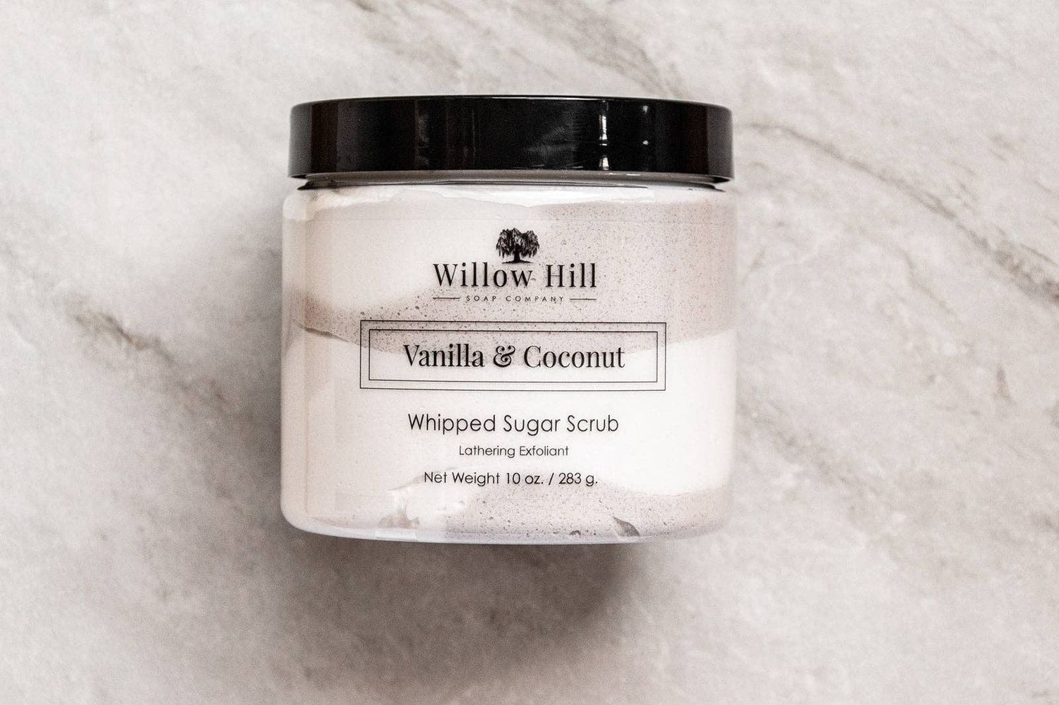 Vanilla &amp; Coconut Whipped Sugar Scrub, Size: 10 oz