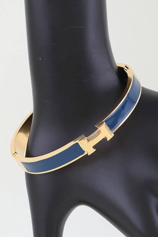 Bright H Cuff Bracelet BDBA327