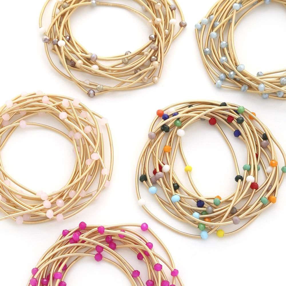 BEADED WIRE BRACELET CB-2176