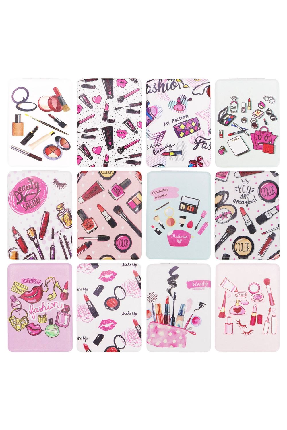 Beauty Salon Makeup Compact Mirror, Color: ASSORTED, Size: ONE SIZE