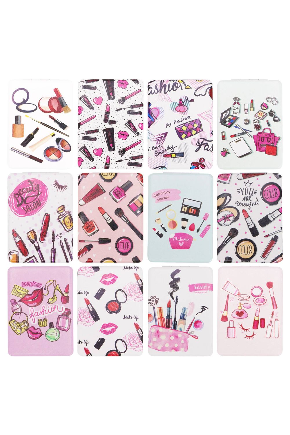 Beauty Salon Makeup Compact Mirror, Color: ASSORTED, Size: ONE SIZE