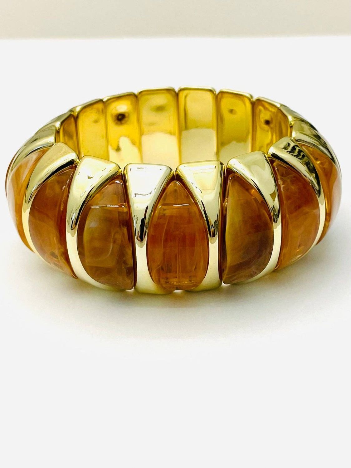 CHIC - Wedge Stretch Bracelet (light tortoise) BR614