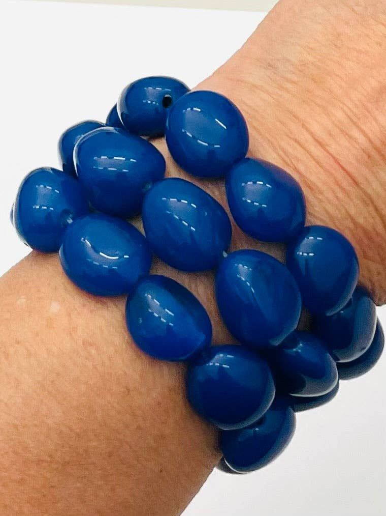 CHIC - Triple Stack Bracelet (set of 3)(cobalt) BR601