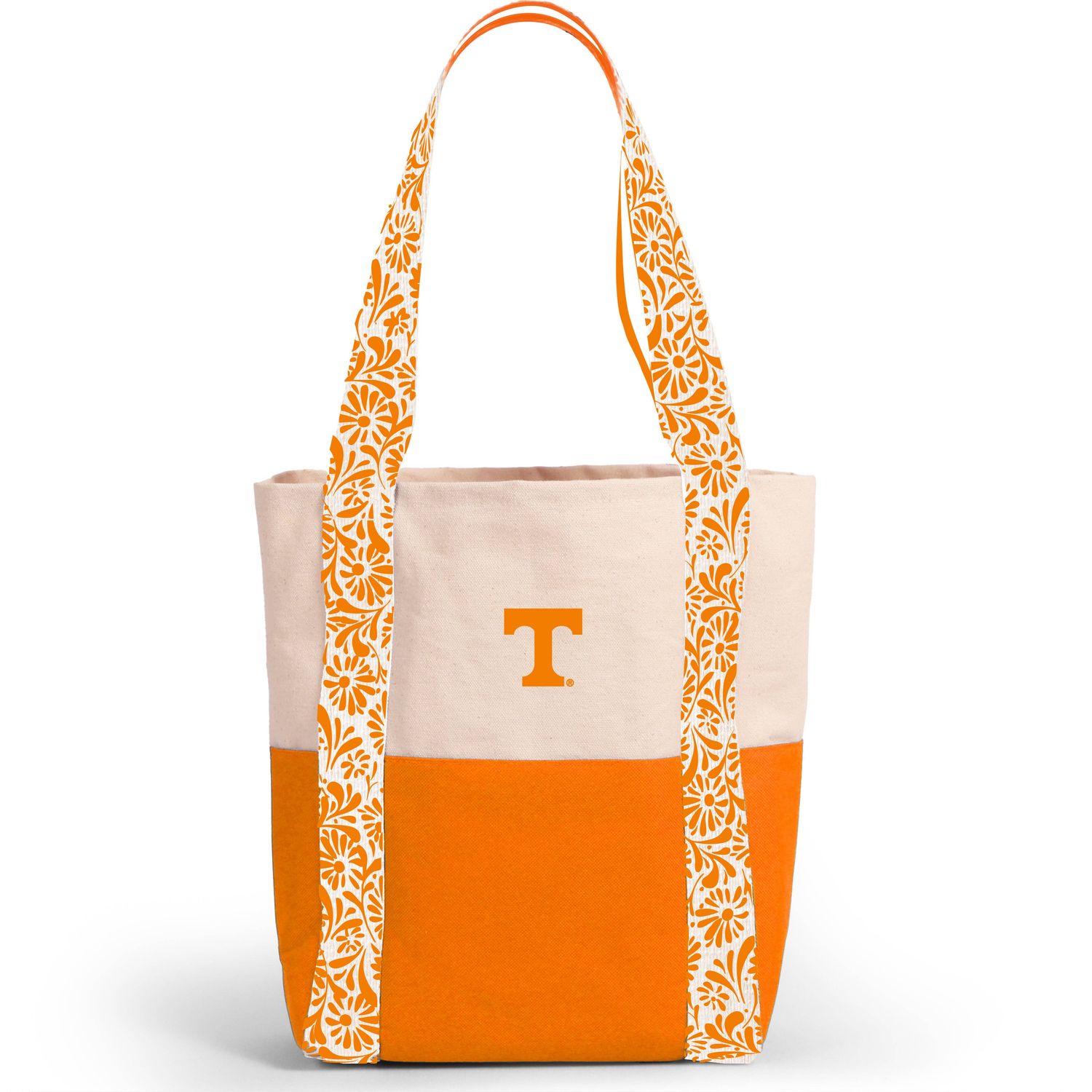 Canvas Mini Tote with Floral Straps – Tennessee Volunteers