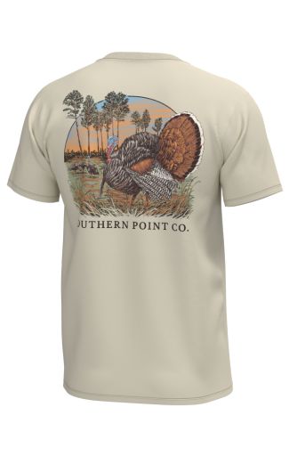 TURKEY STRUTTING IN A CLEARING, Size: SMALL