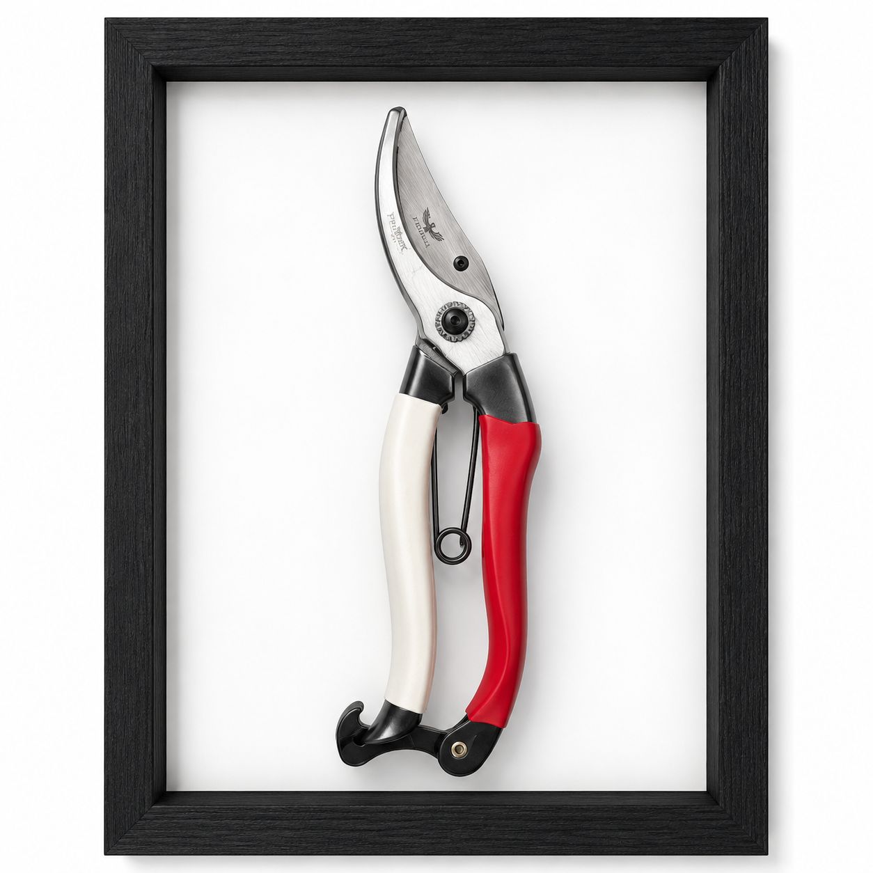 HAND PRUNER RED AND WHITE