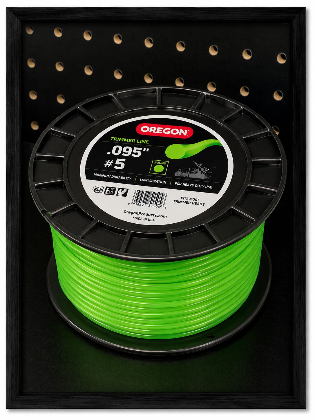 TRIMMER LINE, ROUND #5, GREEN