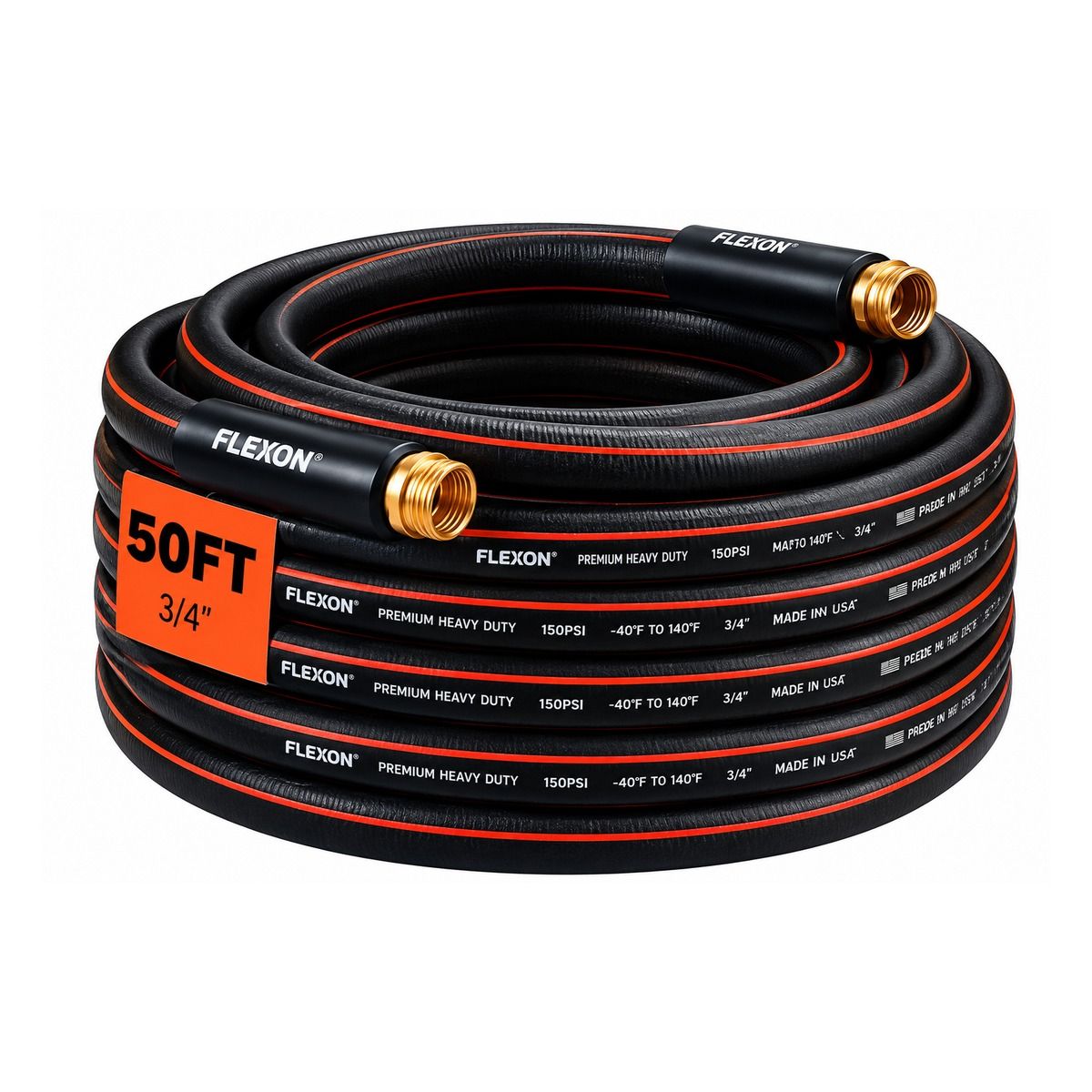 FXFOUCS Garden Hose 50 Ft