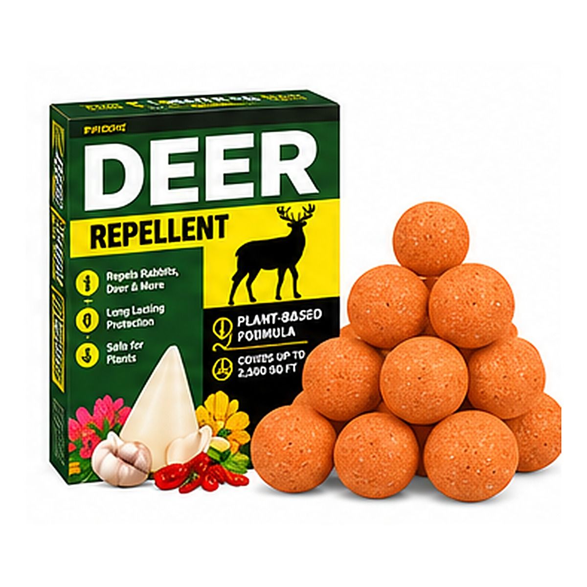 TUBADROS Deer &amp; Rabbit Repellent (10 Pack)