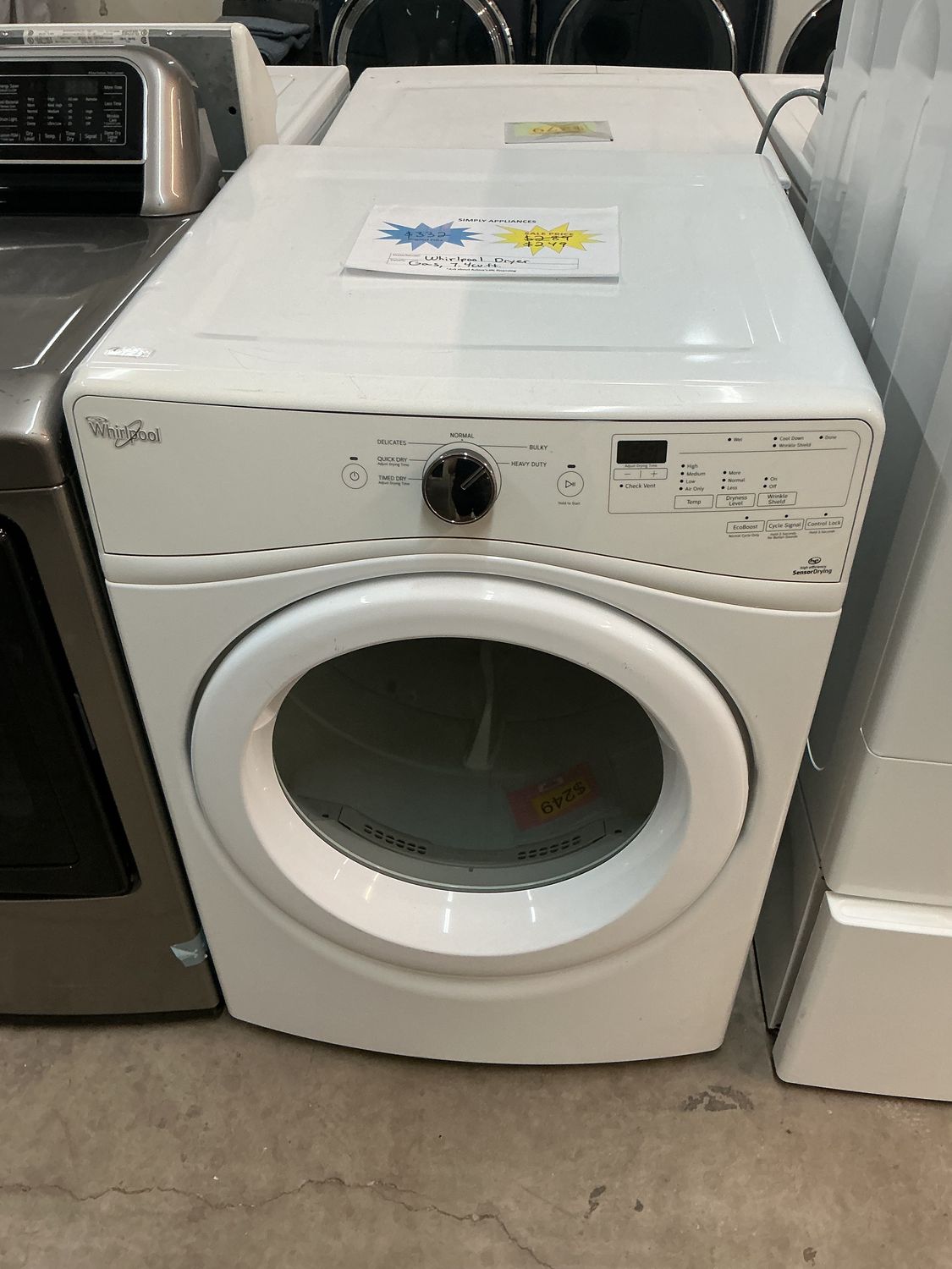 Whirlpool Dryer WGD75HEFW0