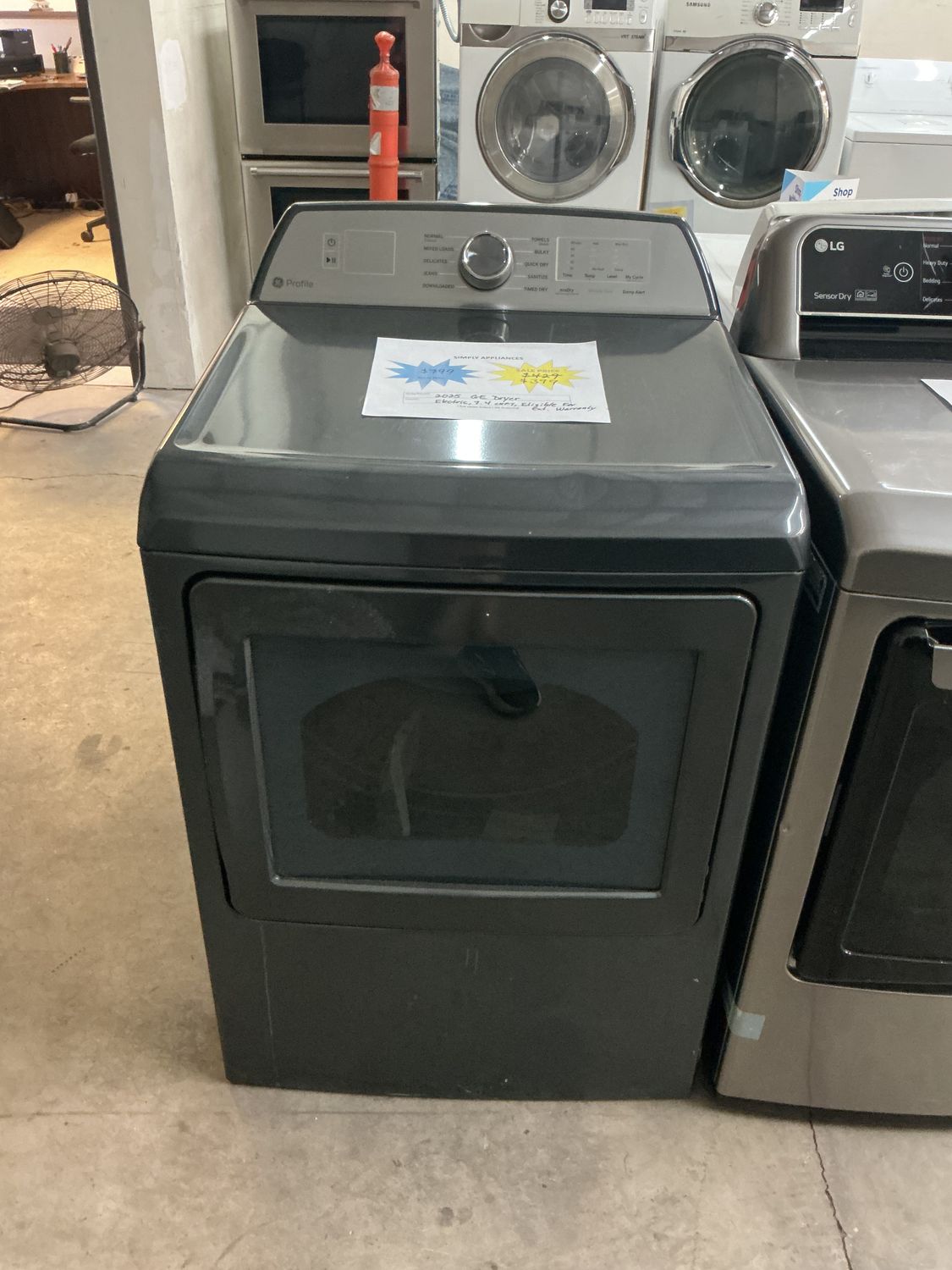 GE DRYER PTD60EBPR2DG