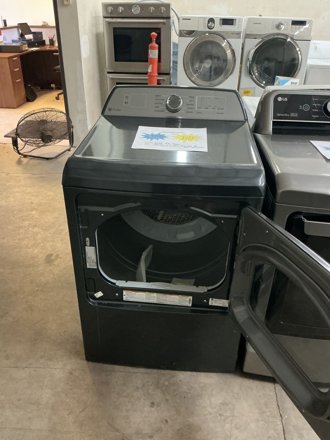 GE DRYER PTD60EBPR2DG