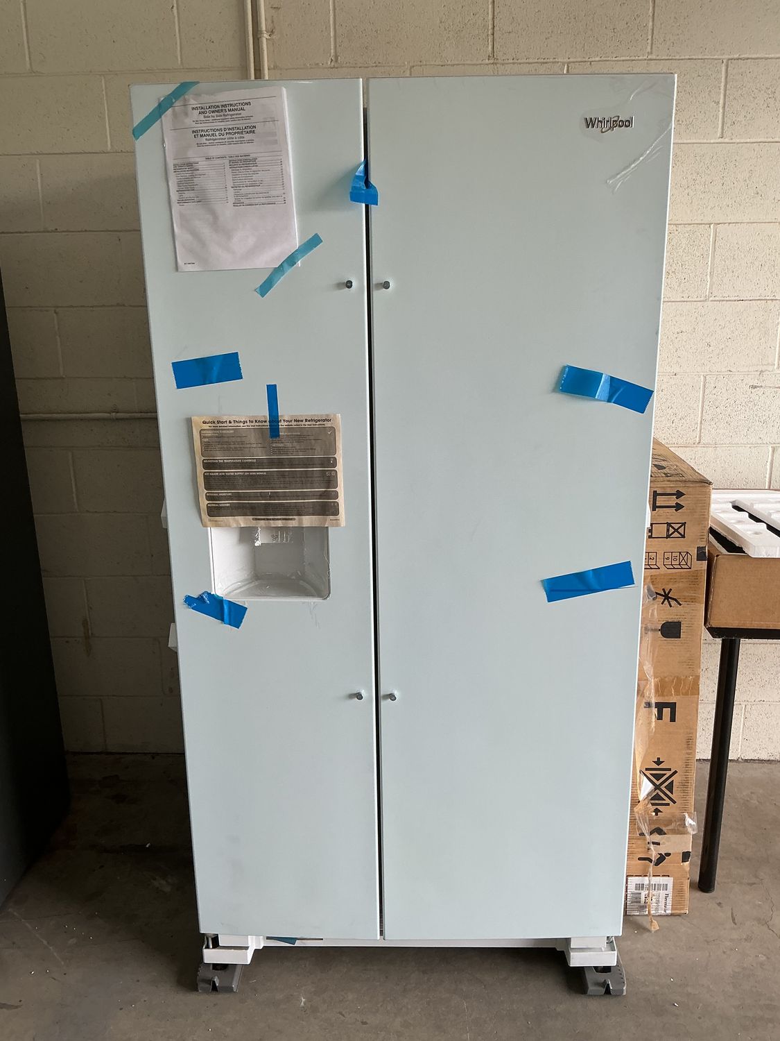 New 2020 Whirlpool Refrigerator WRS335SDHW03