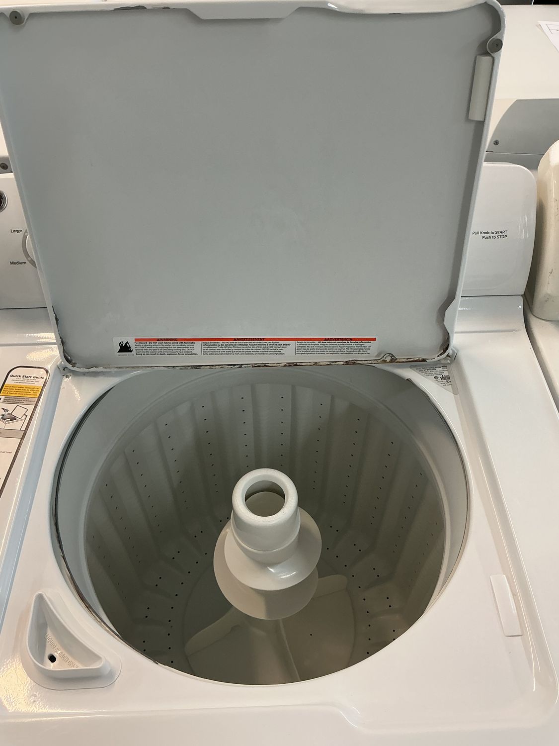 GE WASHER GTW180SCJ0WW