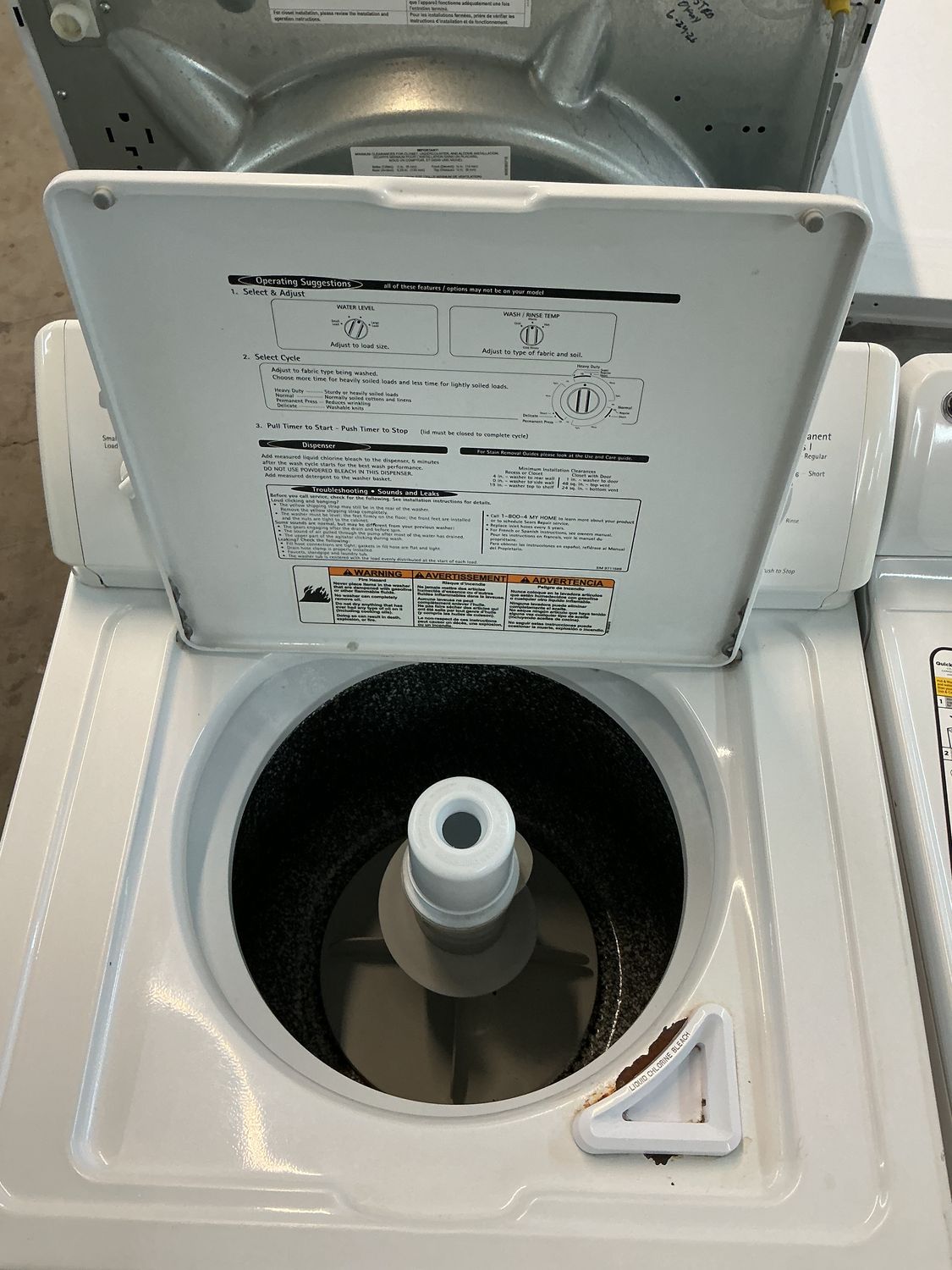 KENMORE WASHER 110.26422500