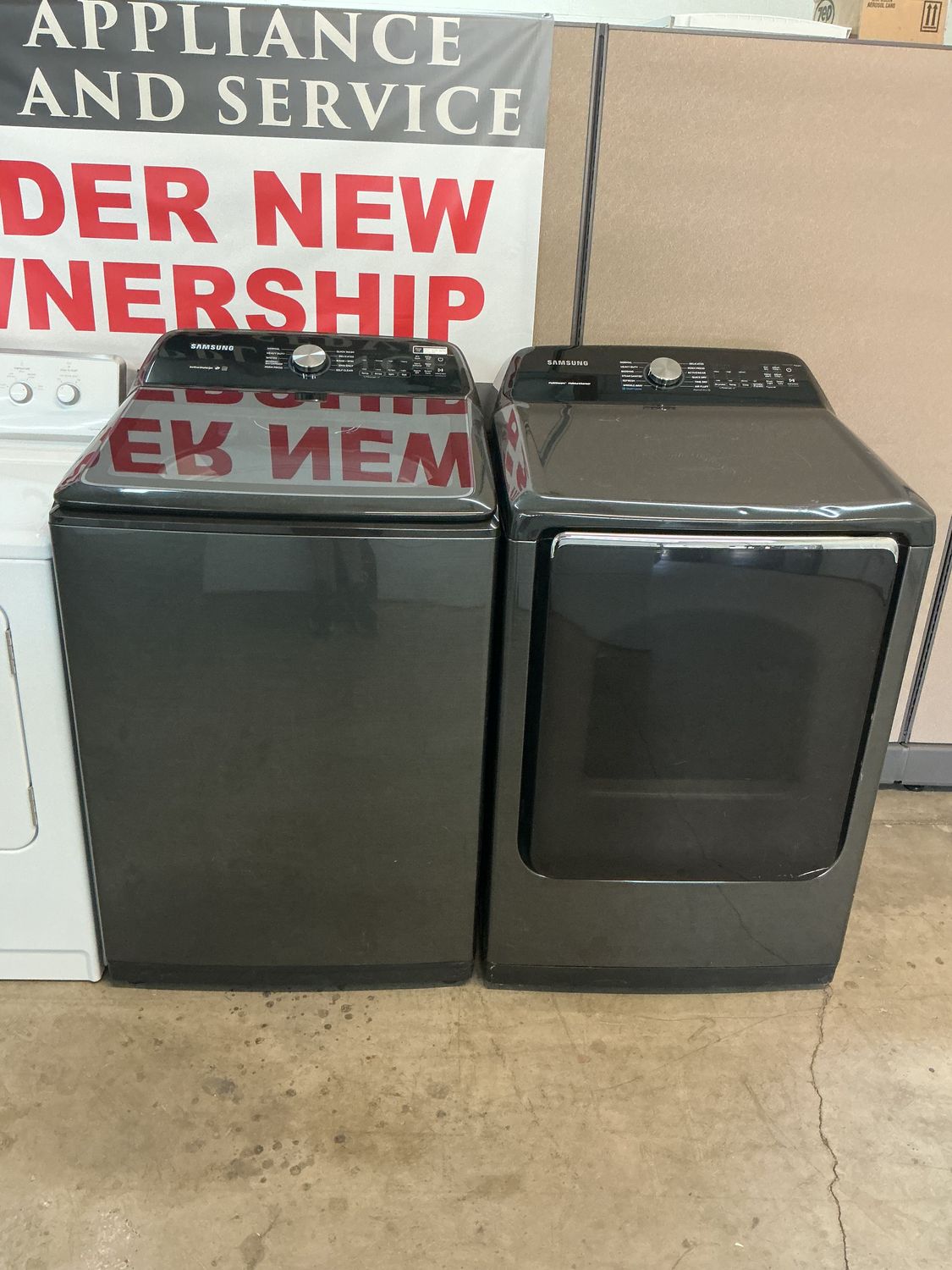 SAMSUNG SET W:WA54R7200AV/US, D:DVE50R5400V/A3