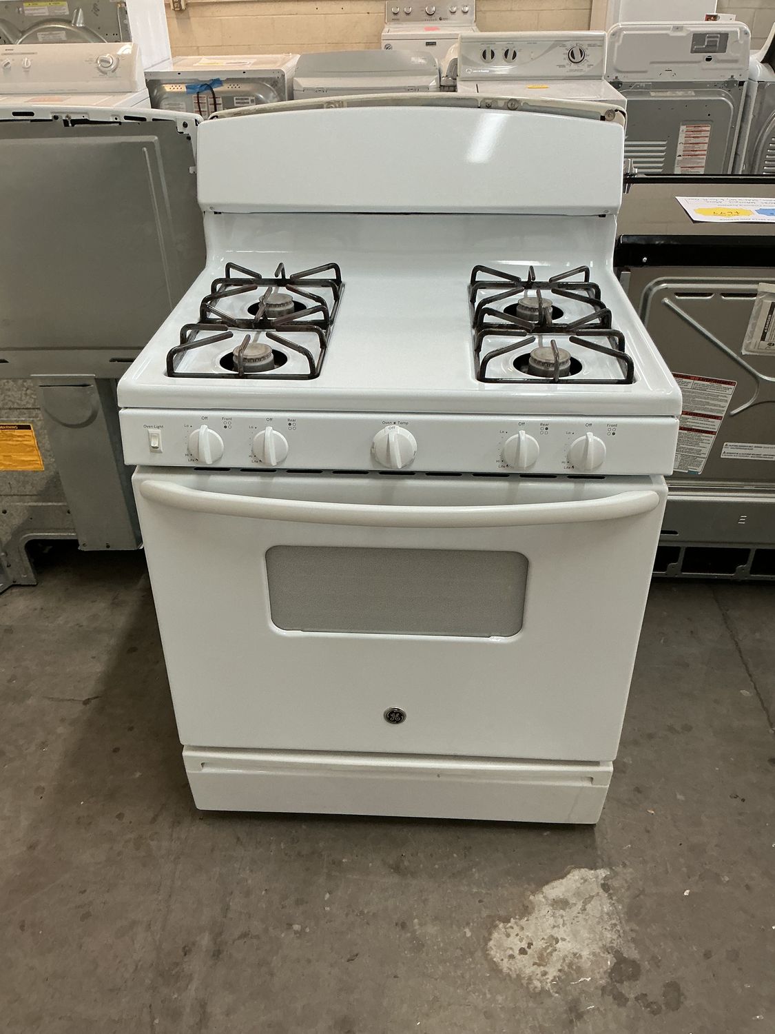 GE STOVE JGBS10DEF1WW