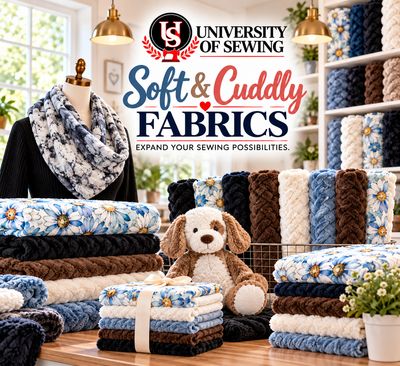 Soft  &amp; Cuddly: Shannon, Minky type fabrics