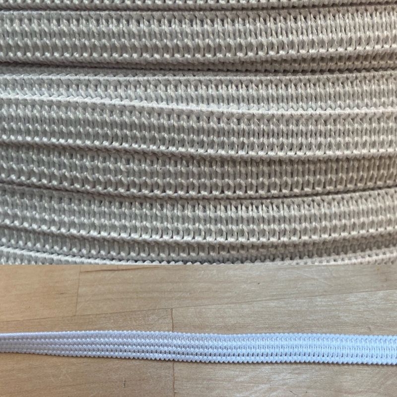 1/4" Elastic White from France - feels great - soft