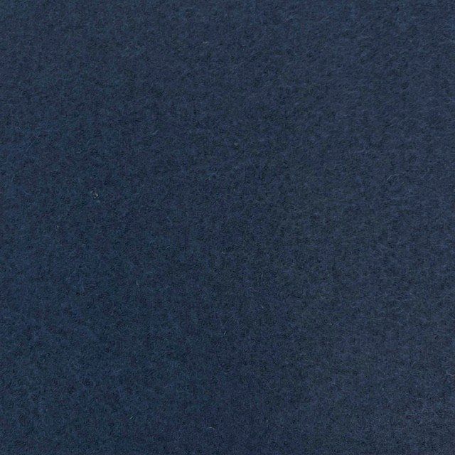 100% Boiled Wool Knit Coating Naomi Dark Blue