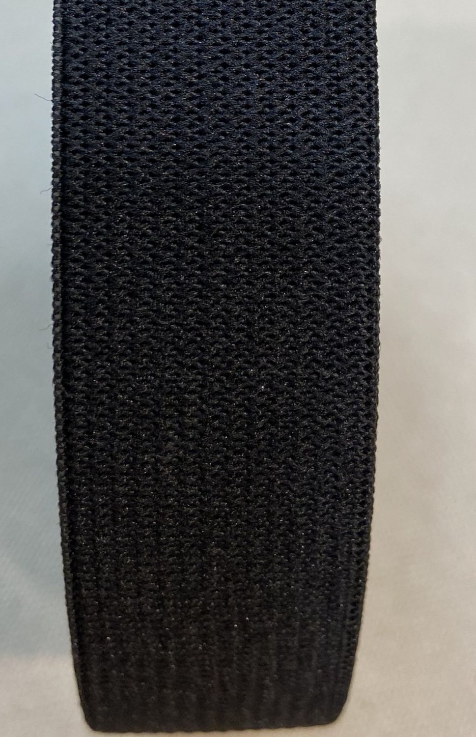 2" Elastic Knit Black