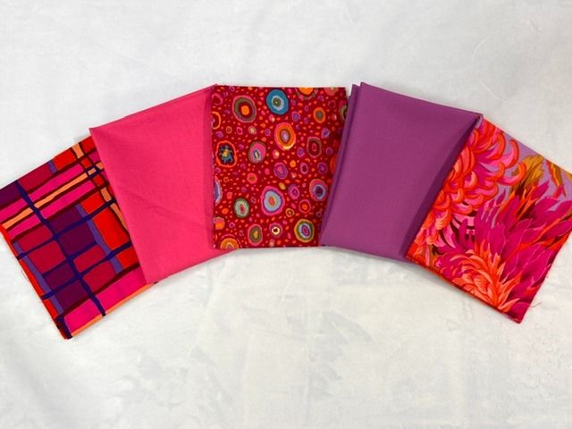 5 pc Kaffe Reds Fat Quarter Bundle #3