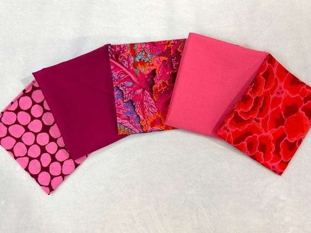 5 pc Kaffe Reds Fat Quarter Bundle #6