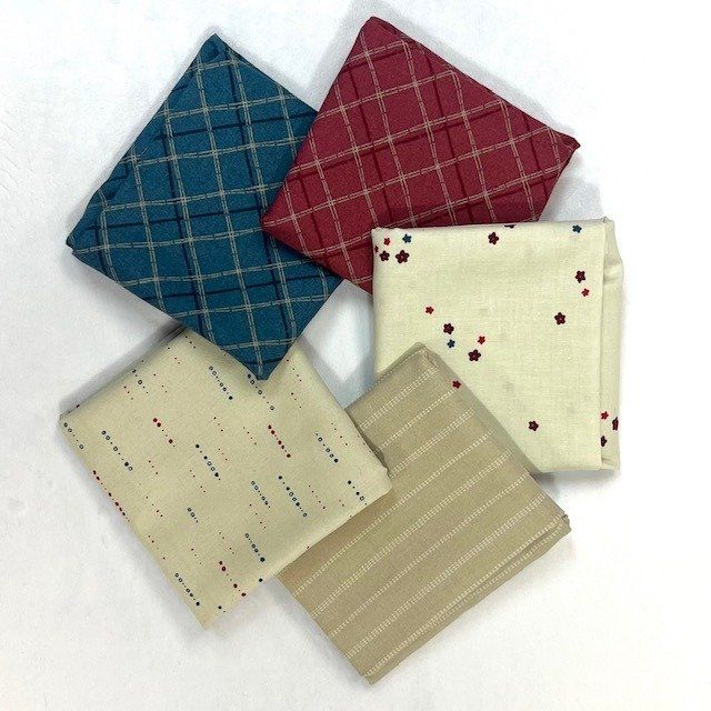 5 pc RJR Patriotic FQ Bundle 1 Quilting Cotton