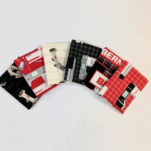 6 pc BERNINA Red machines FQ Bundle