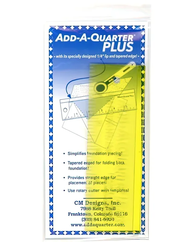 Add-A-Quarter 6" Ruler