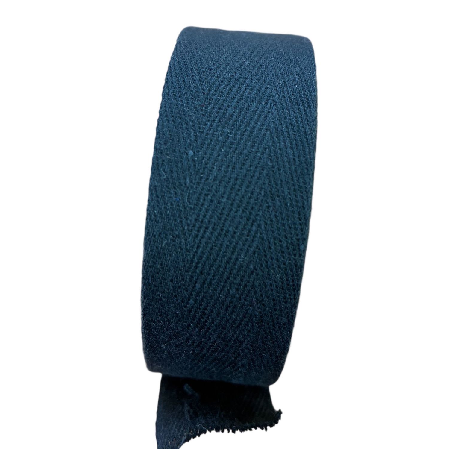 1" Black Twill Tape - 100% Cotton