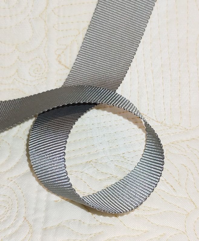 1" Petersham 100% Cotton Drk Gray