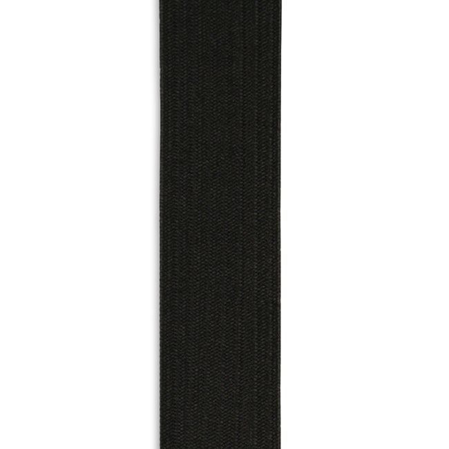 1/2" Elastic Braided Black