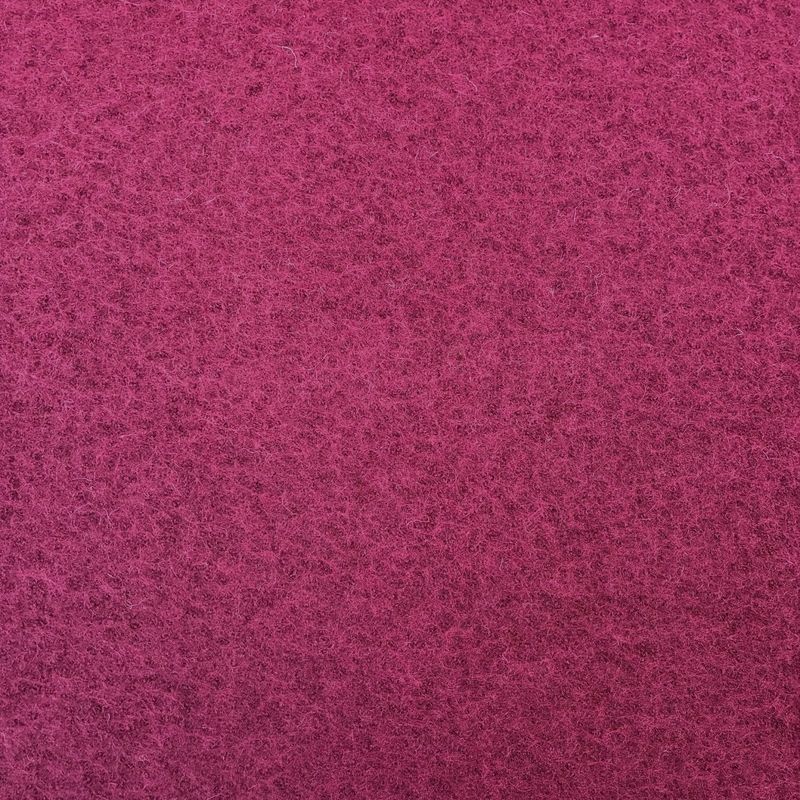 100% Boiled Wool Knit Coating Naomi Bordeaux