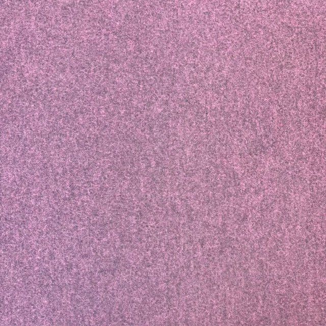 100% Boiled Wool Knit Coating Rose Melange